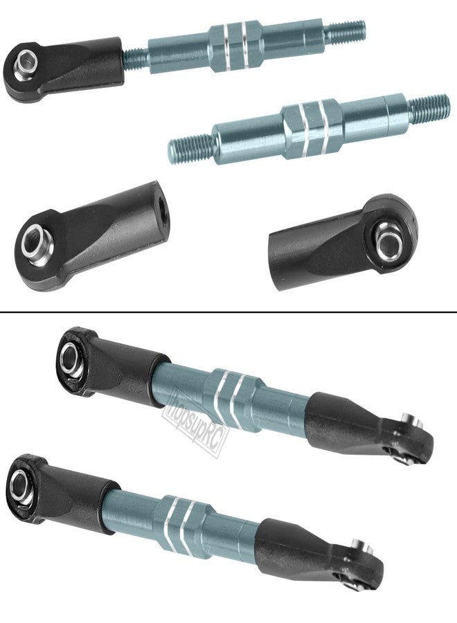 hopsupRC RC Adjustable Turnbuckles Links Upgrades Parts for 1/16 Mini E-Revo Summit Truck RC Car.Aluminum Front Rear Adjustable Turnbuckles Camber Links Toe Link Hops Up,Titanium - Image 4